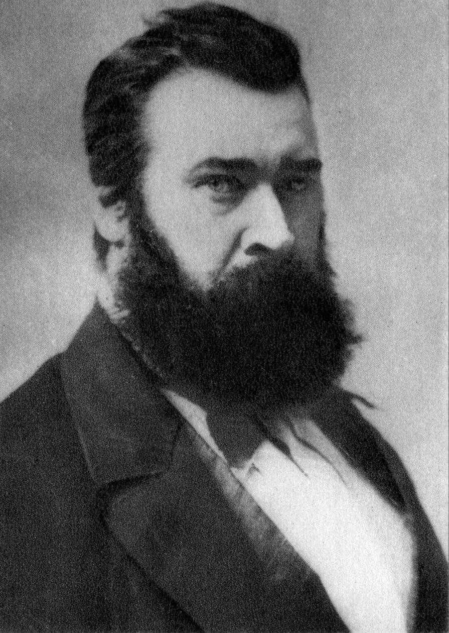 Jean Francois Millet, fransk kunstner, 1858 af Unbekannt