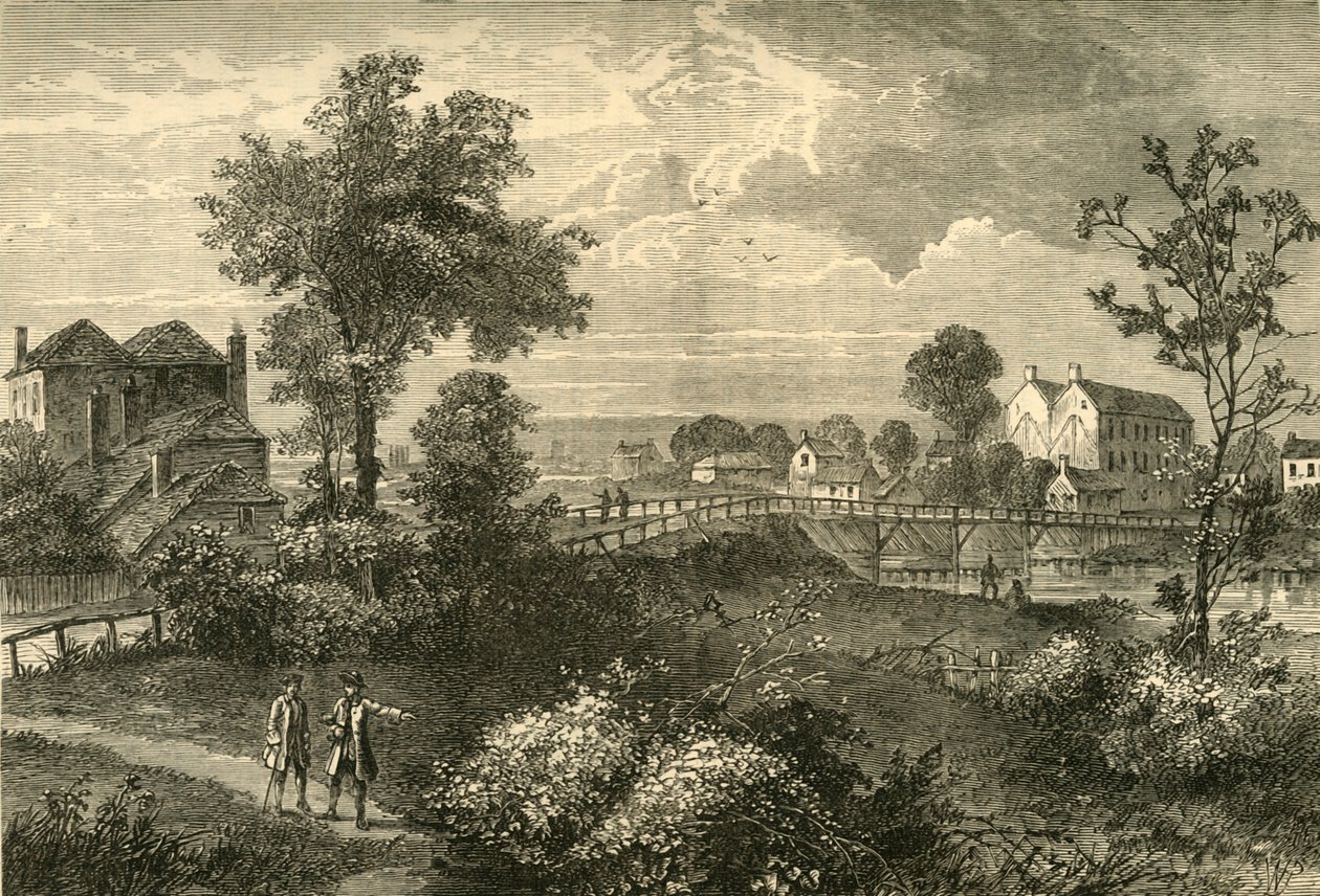 Jennys Whim Bridge, 1750, c1876. af Unbekannt