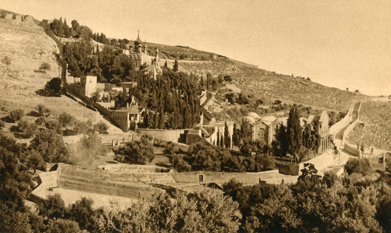 Jerusalem - Getsemane, c1918-c1939. af Unbekannt