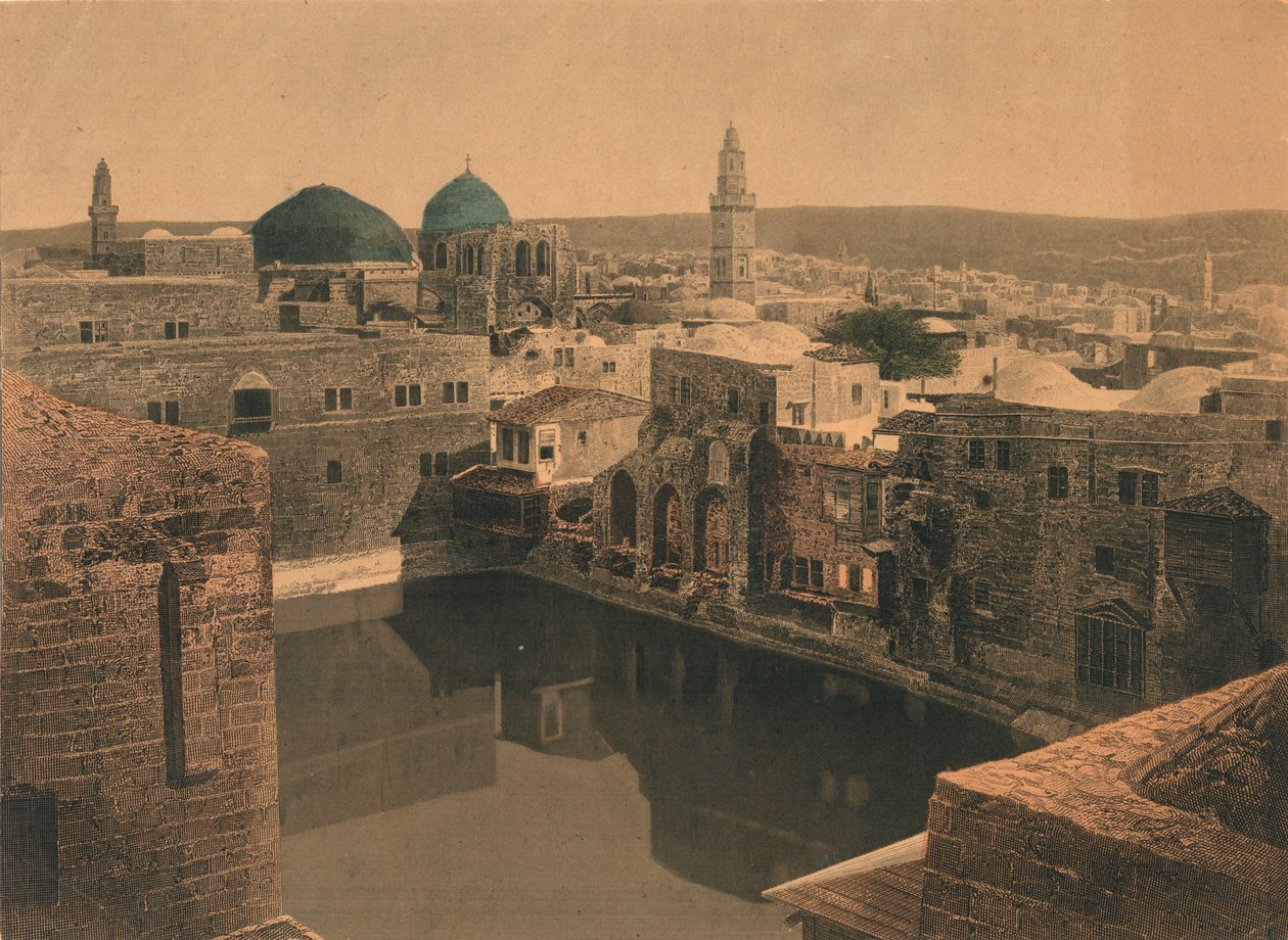 Jerusalem, midten af slutningen af det 19. århundrede. af Unbekannt