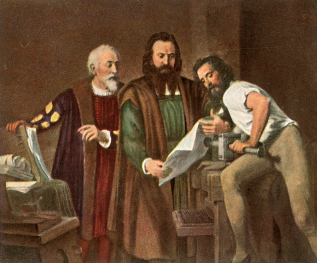 Johann Gutenberg 1400-1468, 1936. af Unbekannt