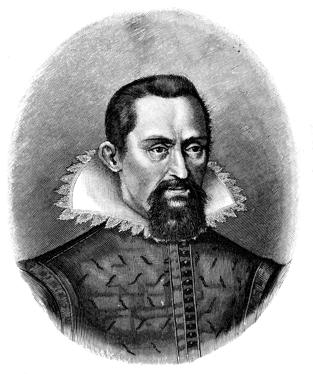 Johannes Kepler, tysk astronom, begyndelsen af det 17. århundrede, c1903 af Unbekannt