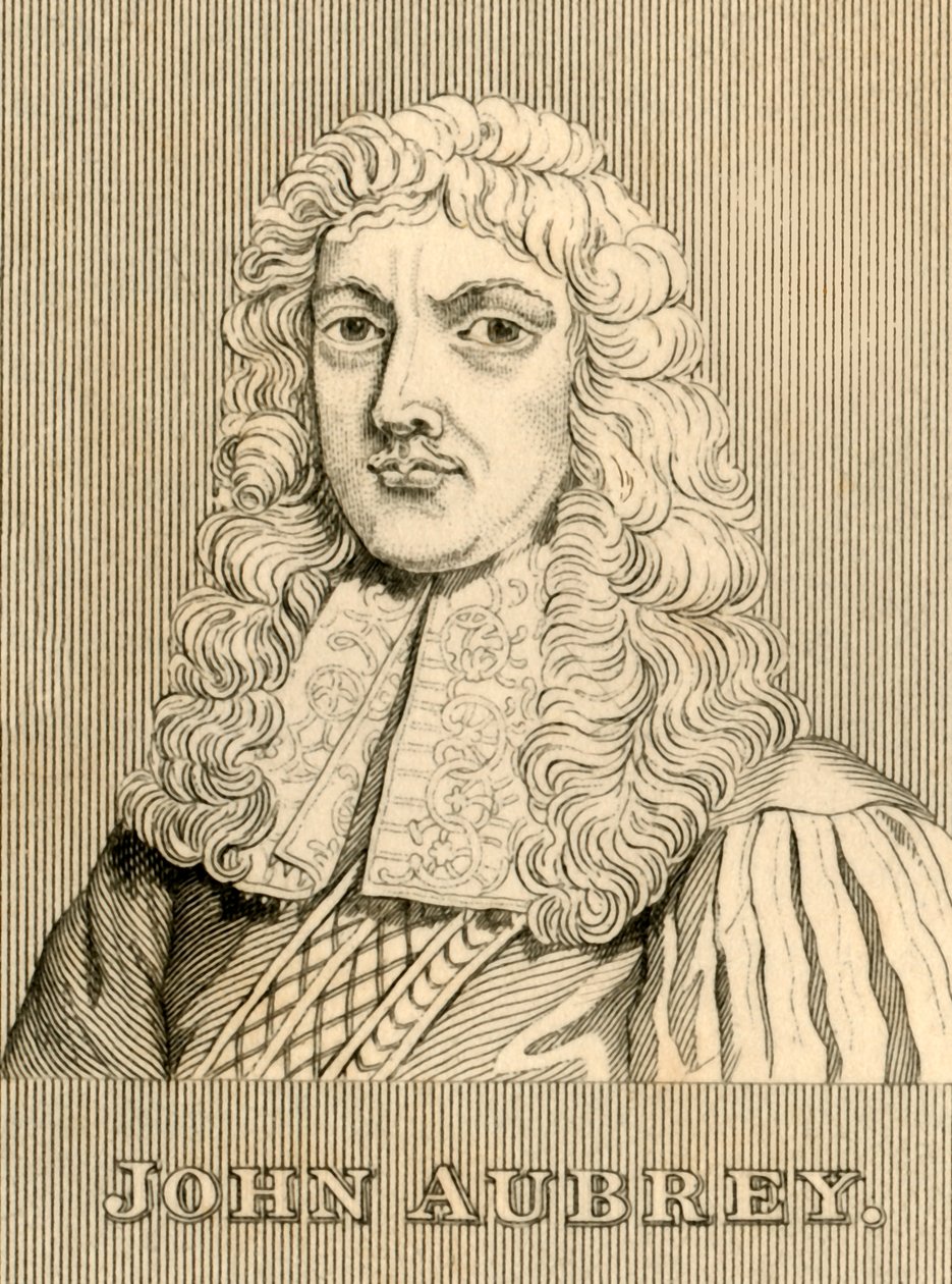 John Aubrey, 1626-1697, 1830. af Unbekannt