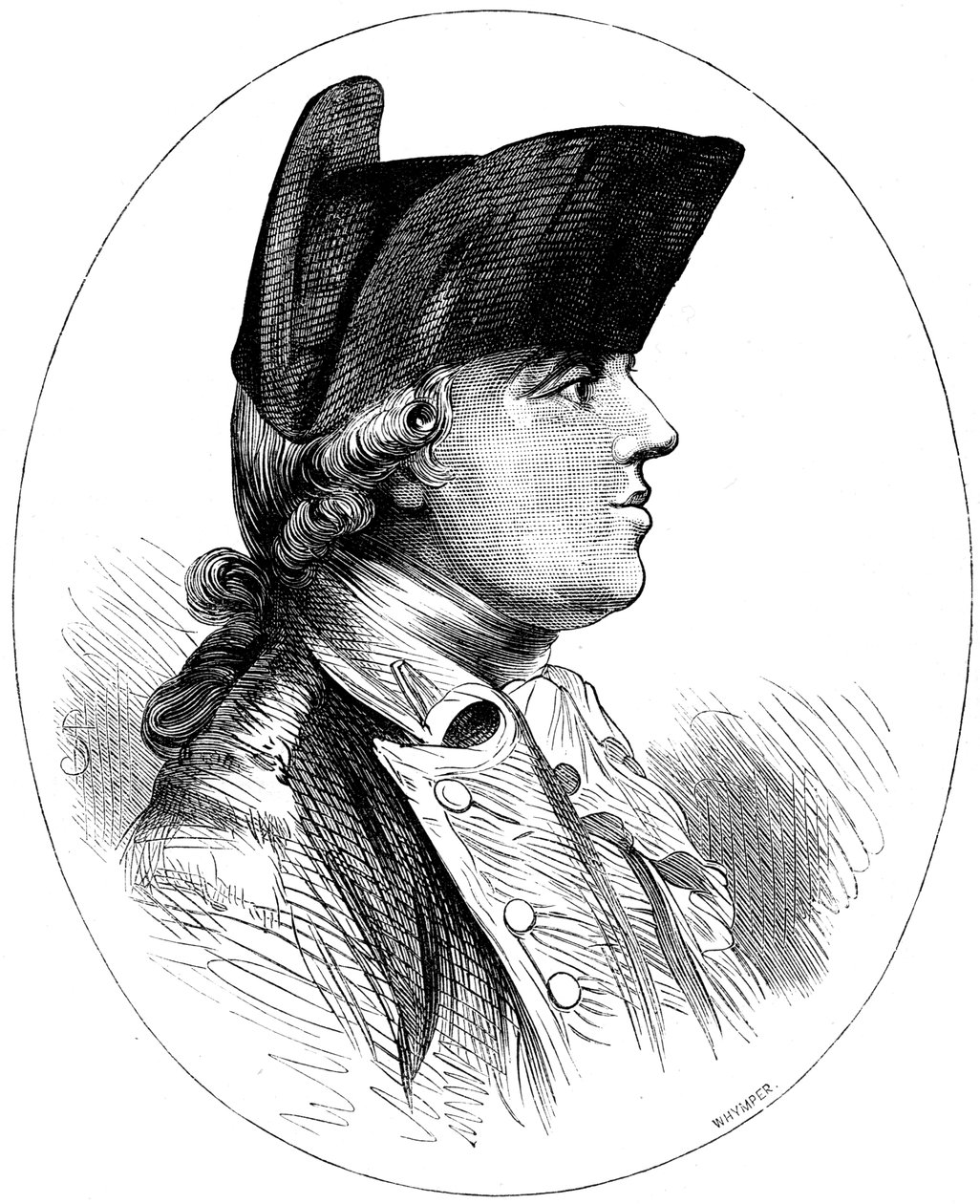 John Burgoyne, britisk general fra det 18. århundrede, c1880 af Unbekannt