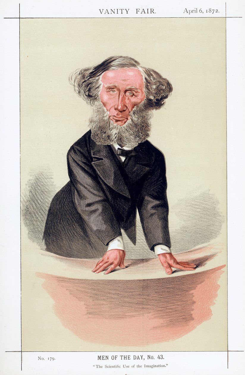 John Tyndall, irskfødt britisk fysiker, 1872 af Unbekannt