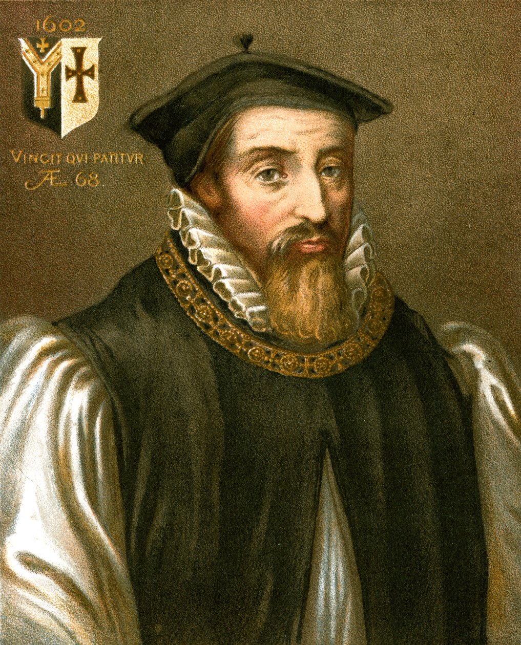 John Whitgift, ærkebiskop af Canterbury, 1602 af Unbekannt
