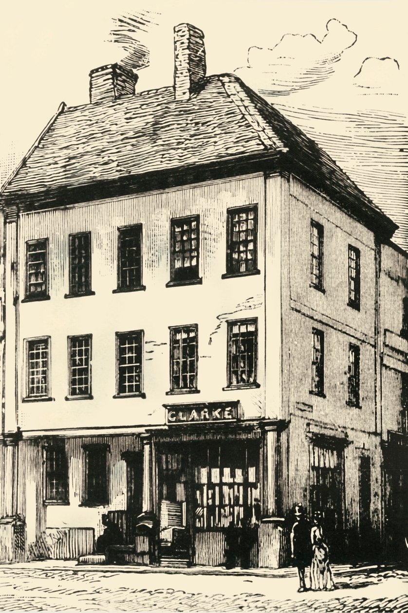 Johnsons fødested i Lichfield, 1902. af Unbekannt