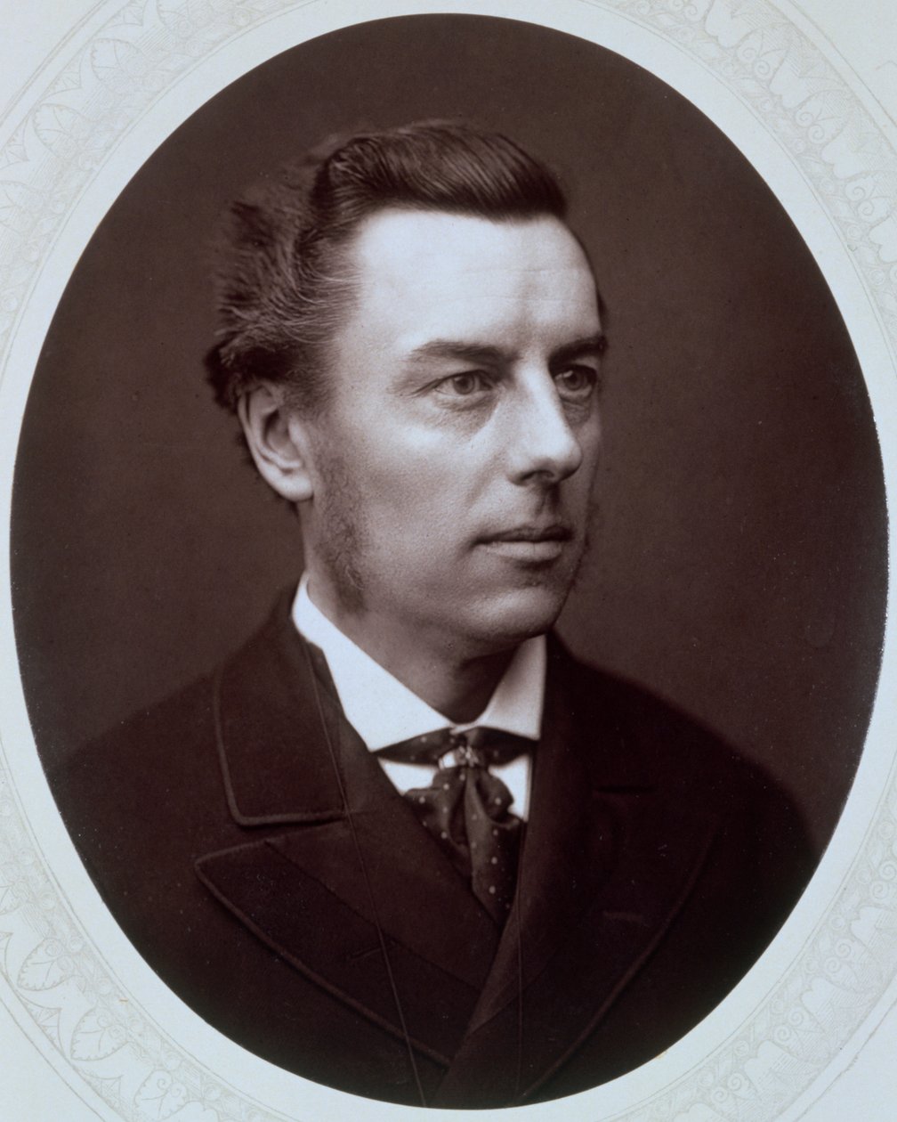 Joseph Chamberlain, britisk liberal politiker, c1885. af Unbekannt