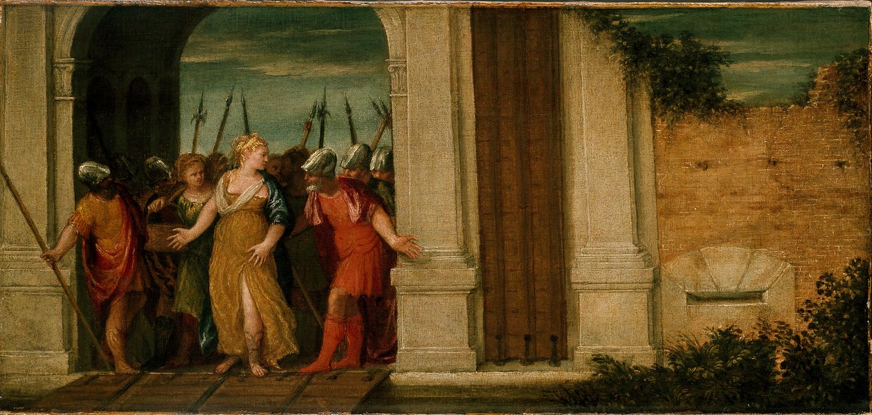 Judith forlader Bethulia, c1500-tallet af Unbekannt
