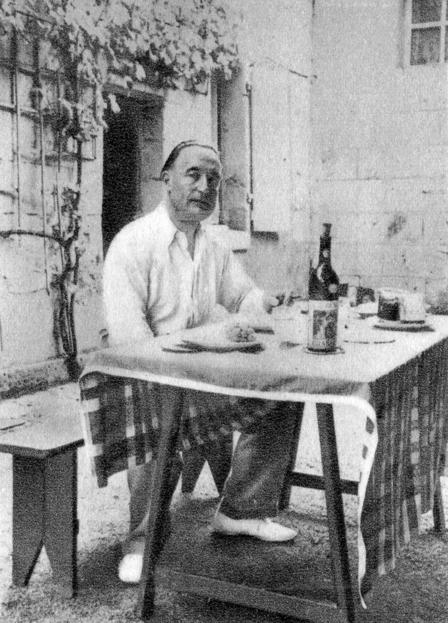 Jules Romains, fransk digter og forfatter, 1935 af Unbekannt