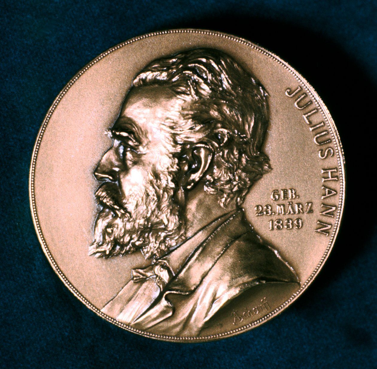 Julius Ferdinand Hann, østrigsk meteorolog, c1921 af Unbekannt