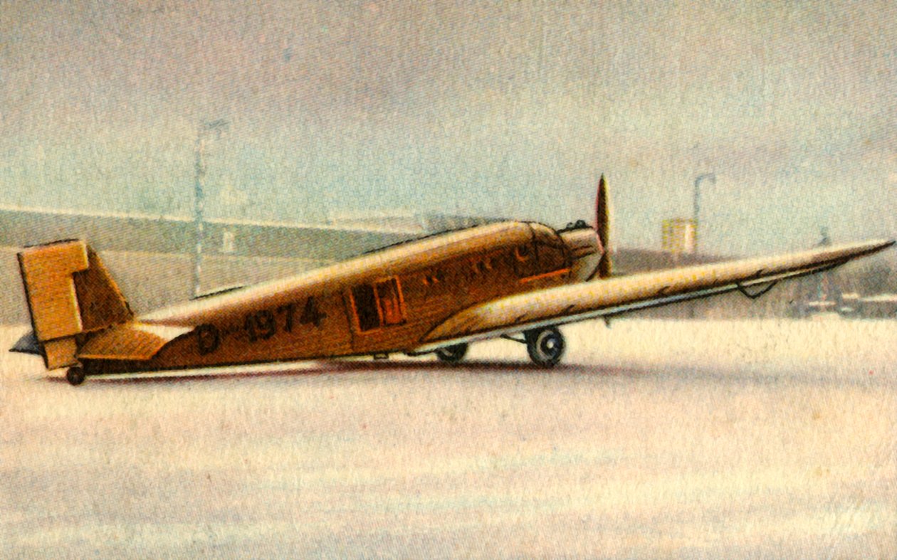 Junkers Ju 52 fly, 1932. af Unbekannt