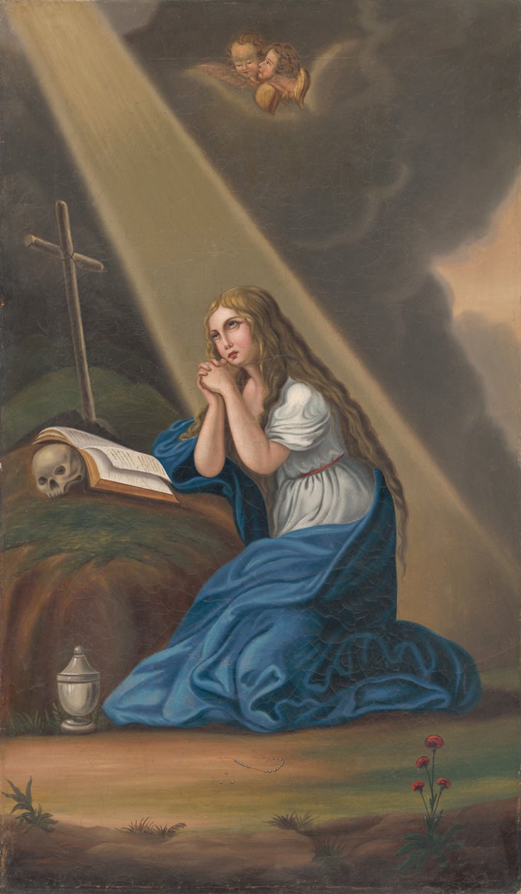 Omvendte Mary Magdalene af Unbekannt