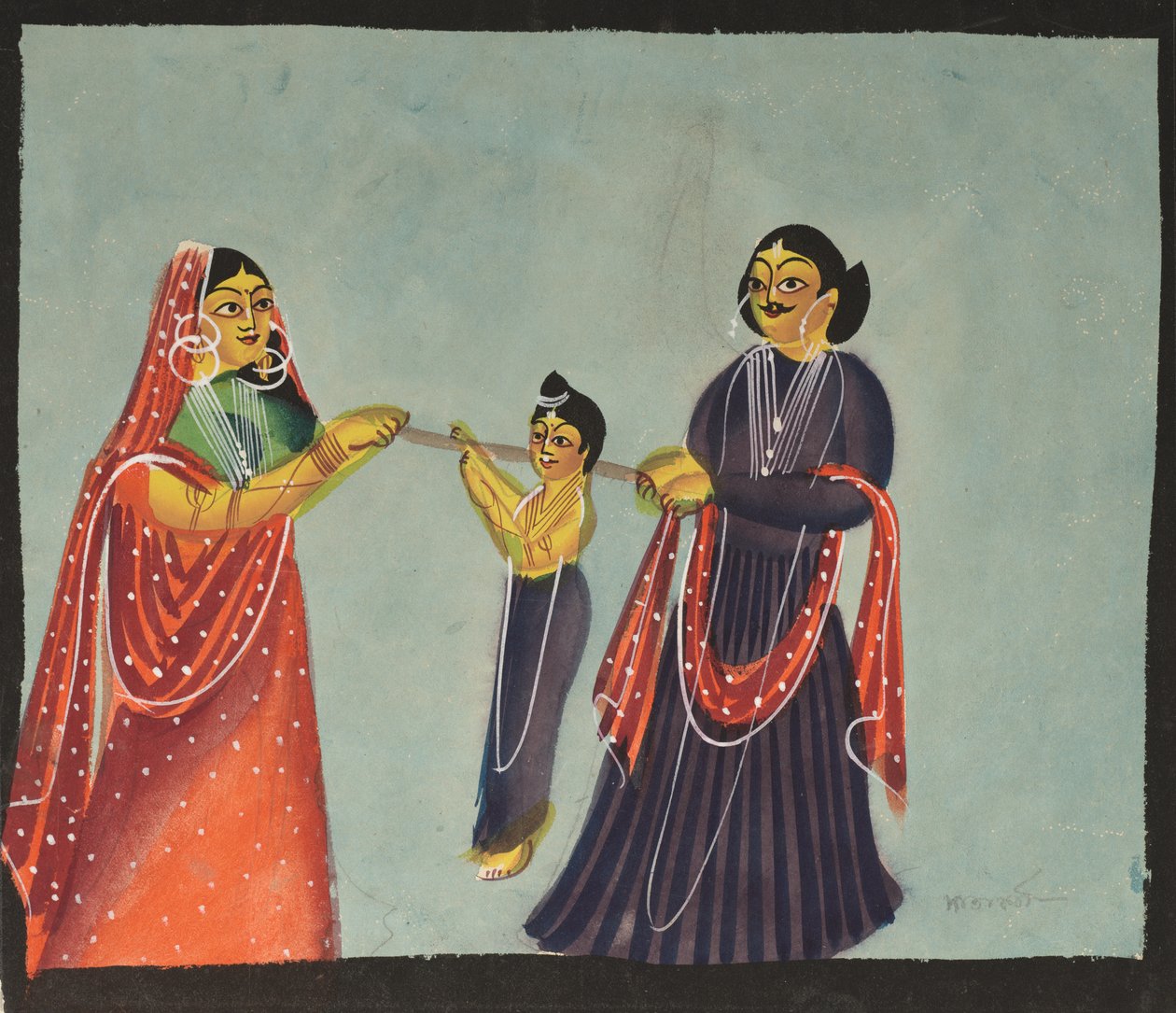 Kalighat-maleri, 1800-tallet. af Unbekannt