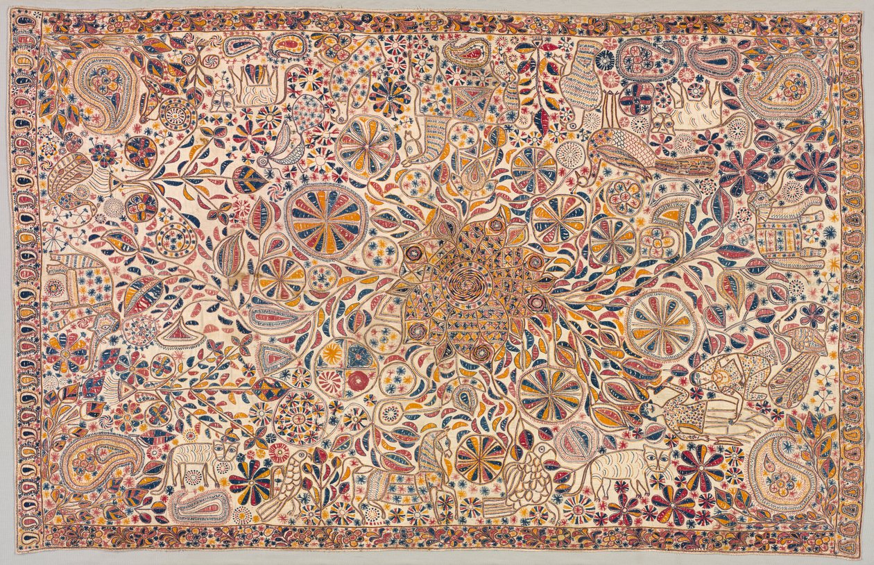 Kantha ceremoniel dyne, 1800-tallet. af Unbekannt