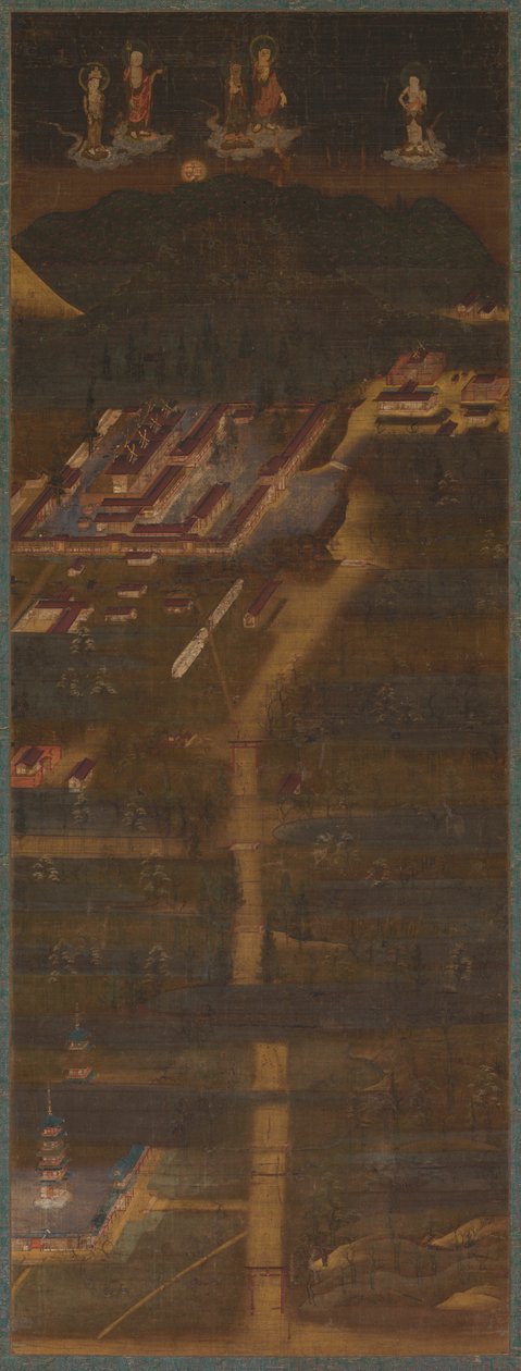 Kasuga Shrine Mandala, 1300-1333. af Unbekannt