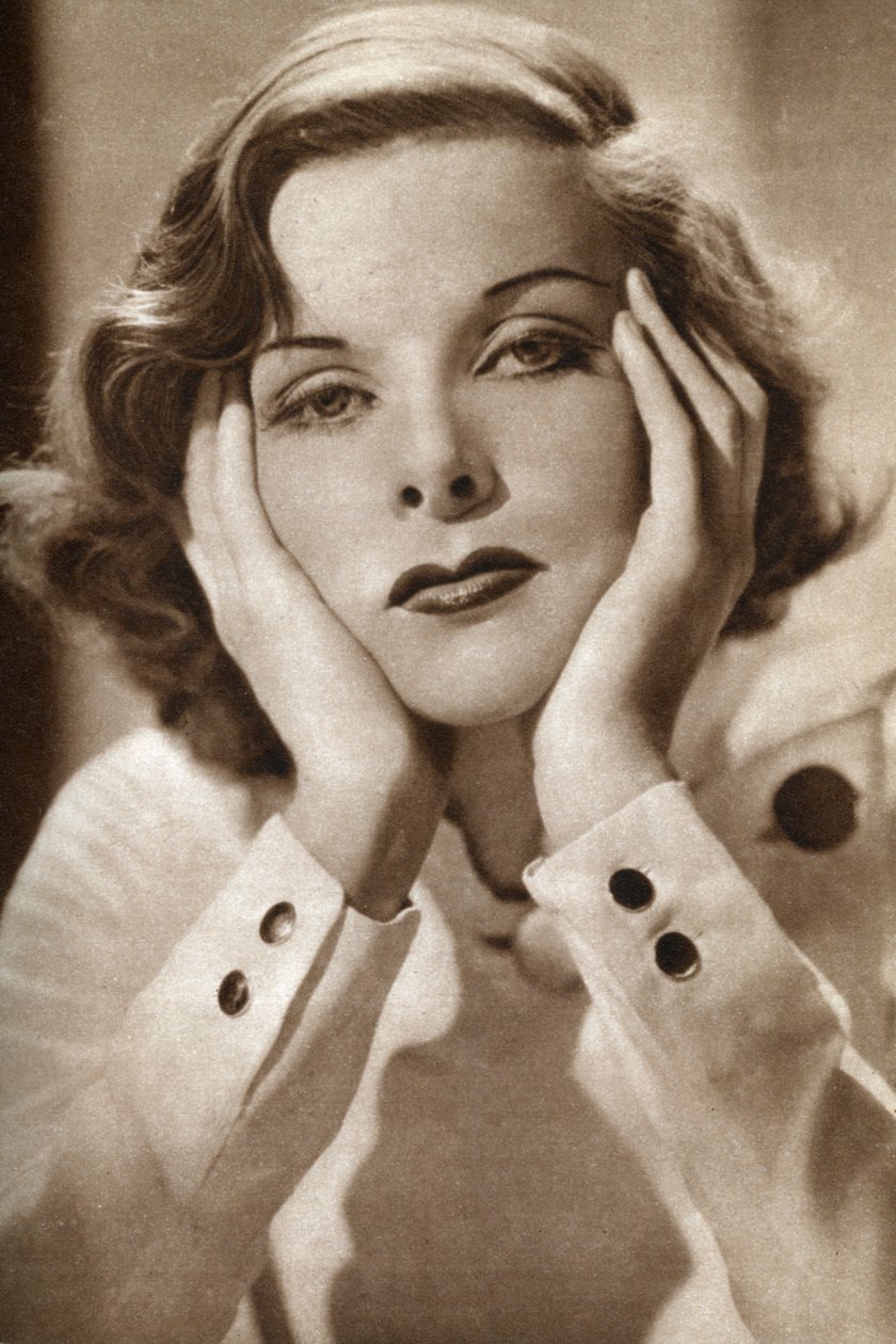Katharine Hepburn, amerikansk skuespillerinde, 1933 af Unbekannt