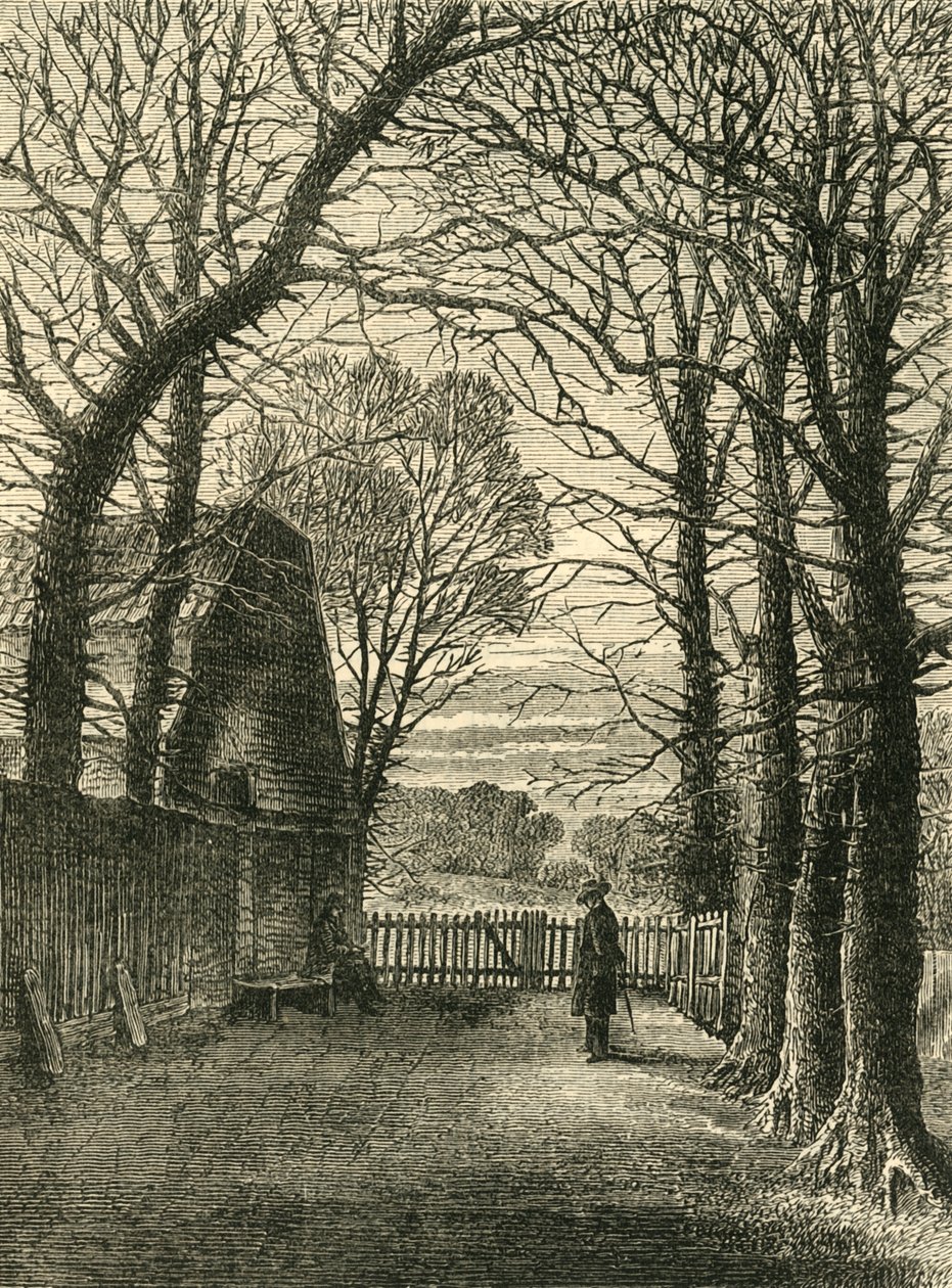 Keats Seat, Old Well Walk, c1818, c1876. af Unbekannt