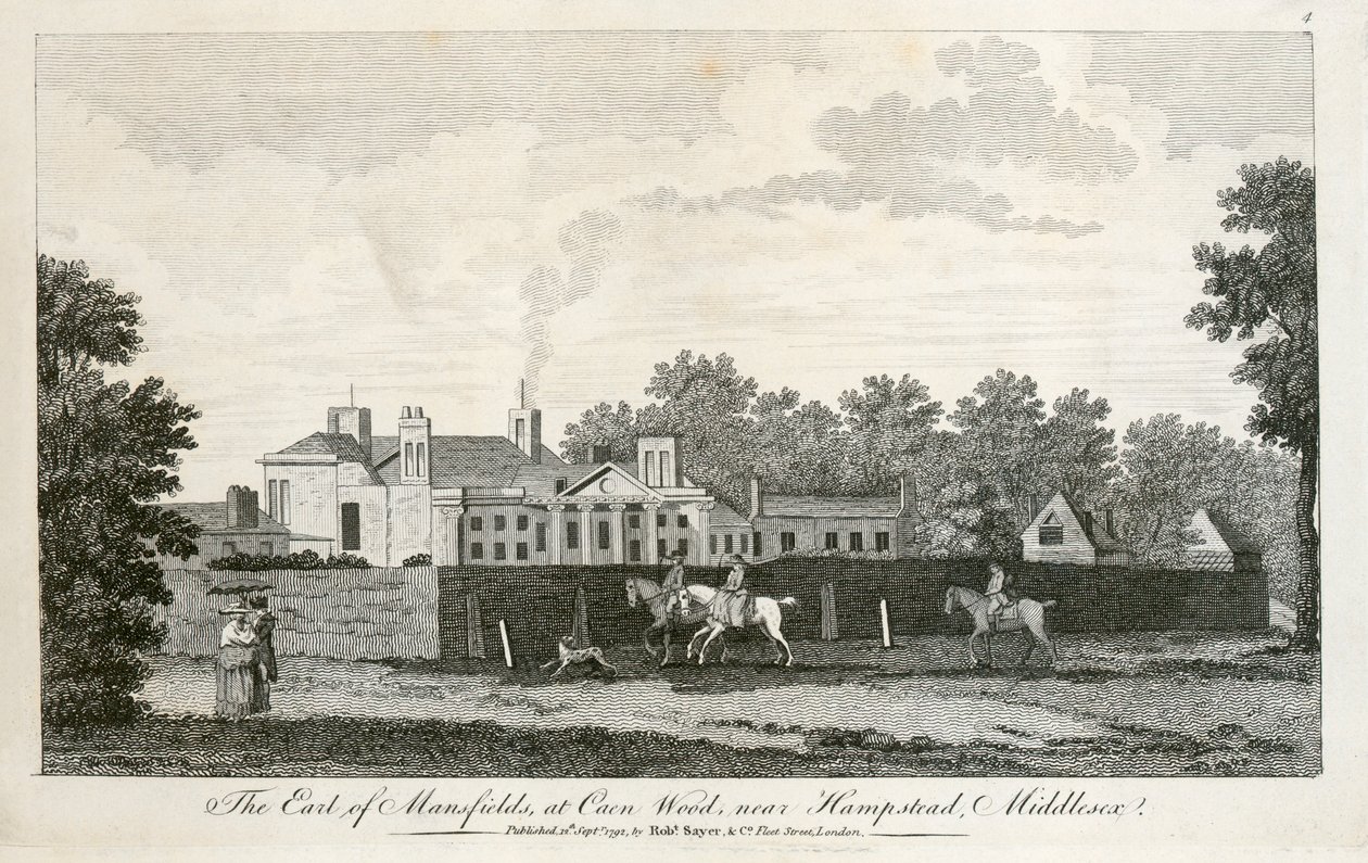 Kenwood House, Hampstead, London, 1792 af Unbekannt