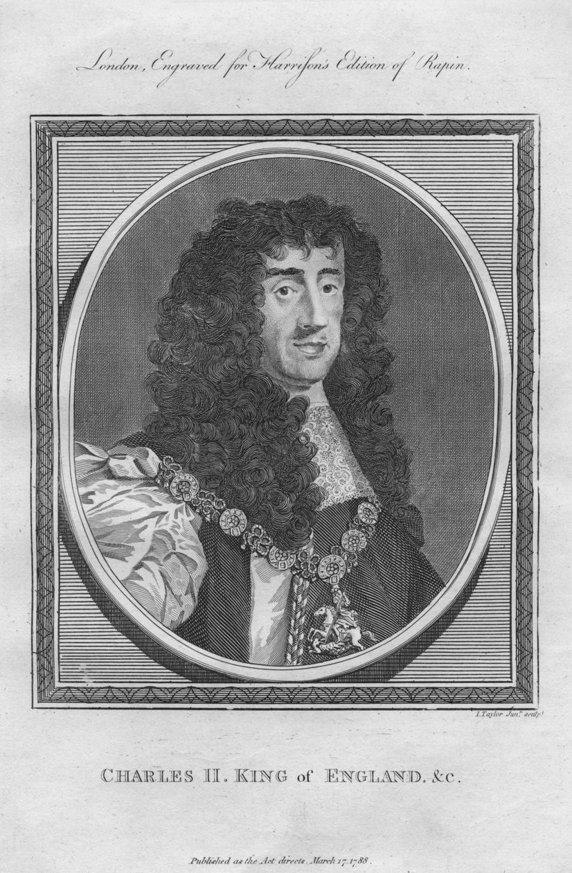 Kong Charles II, 1788. af Unbekannt