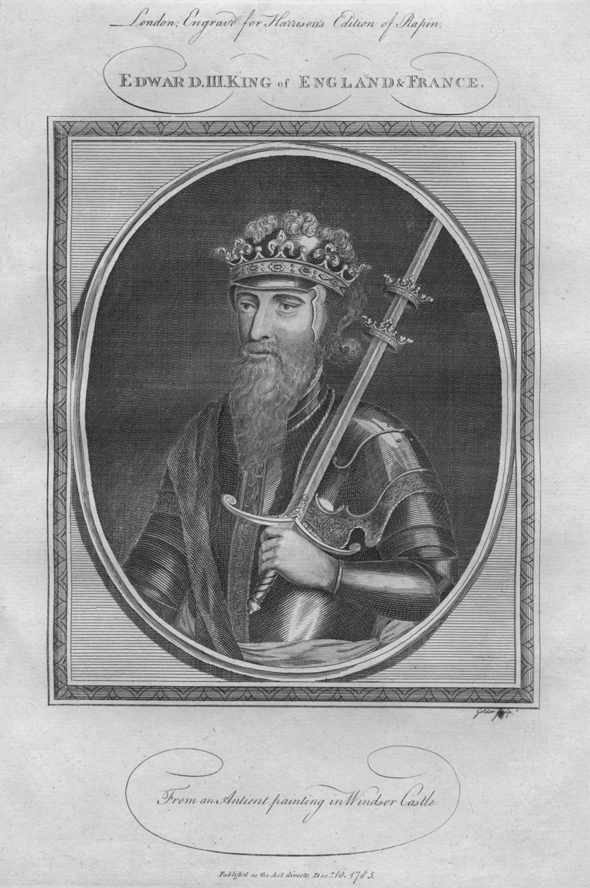 Kong Edward III, 1785. af Unbekannt