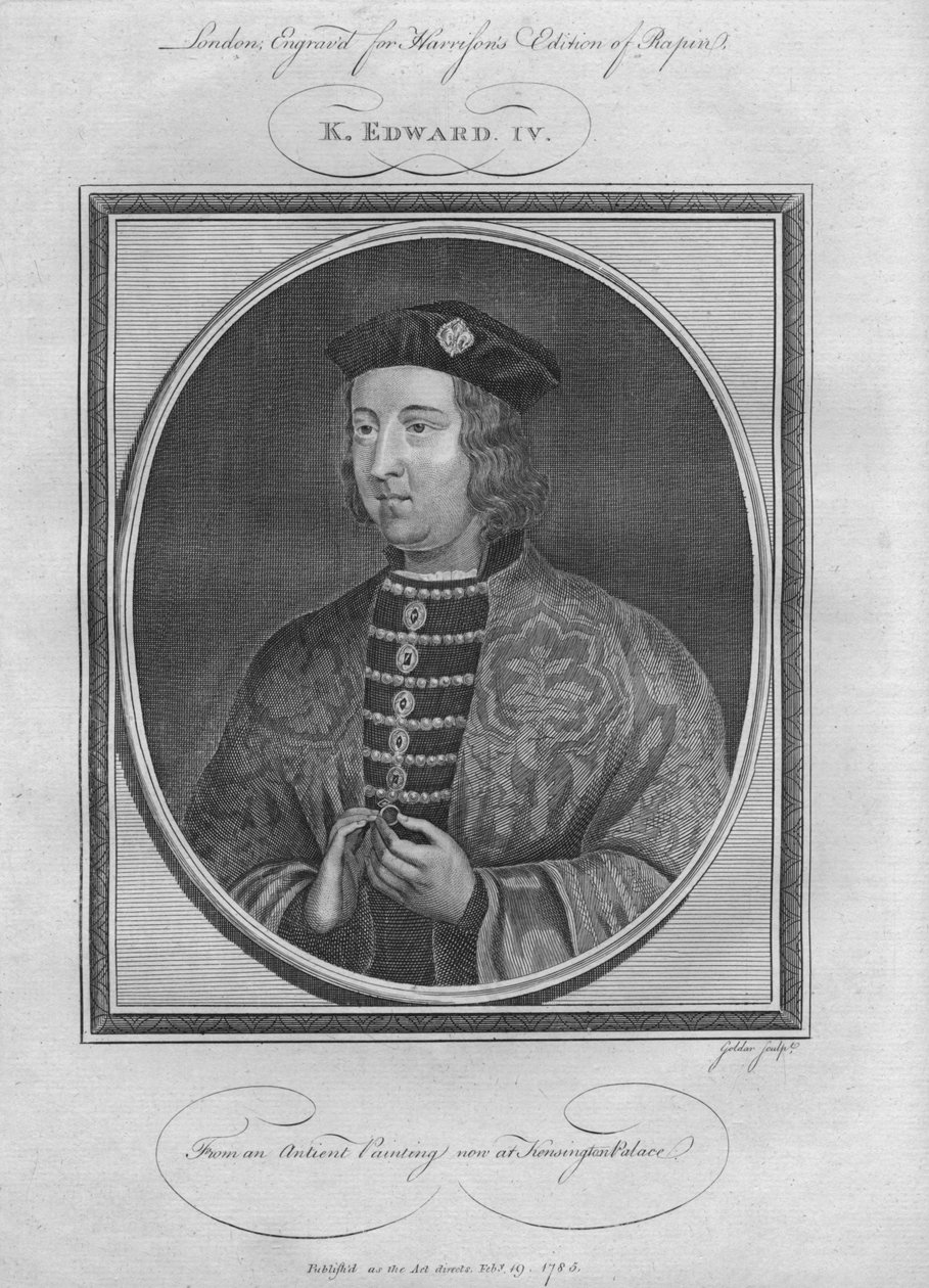 Kong Edward IV, 1785. af Unbekannt