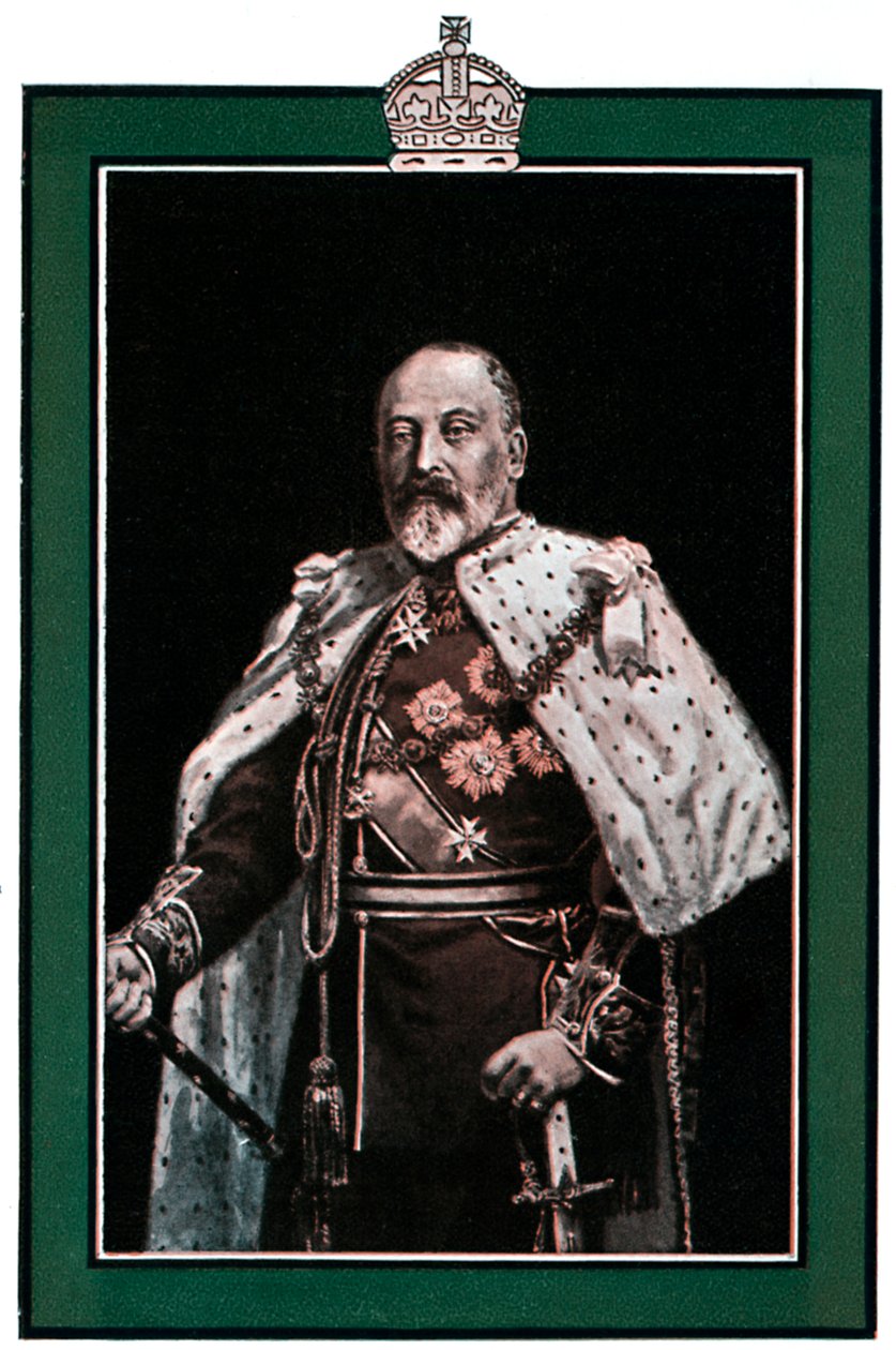 Kong Edward VII 1841-1910, 1902-1903 af Unbekannt