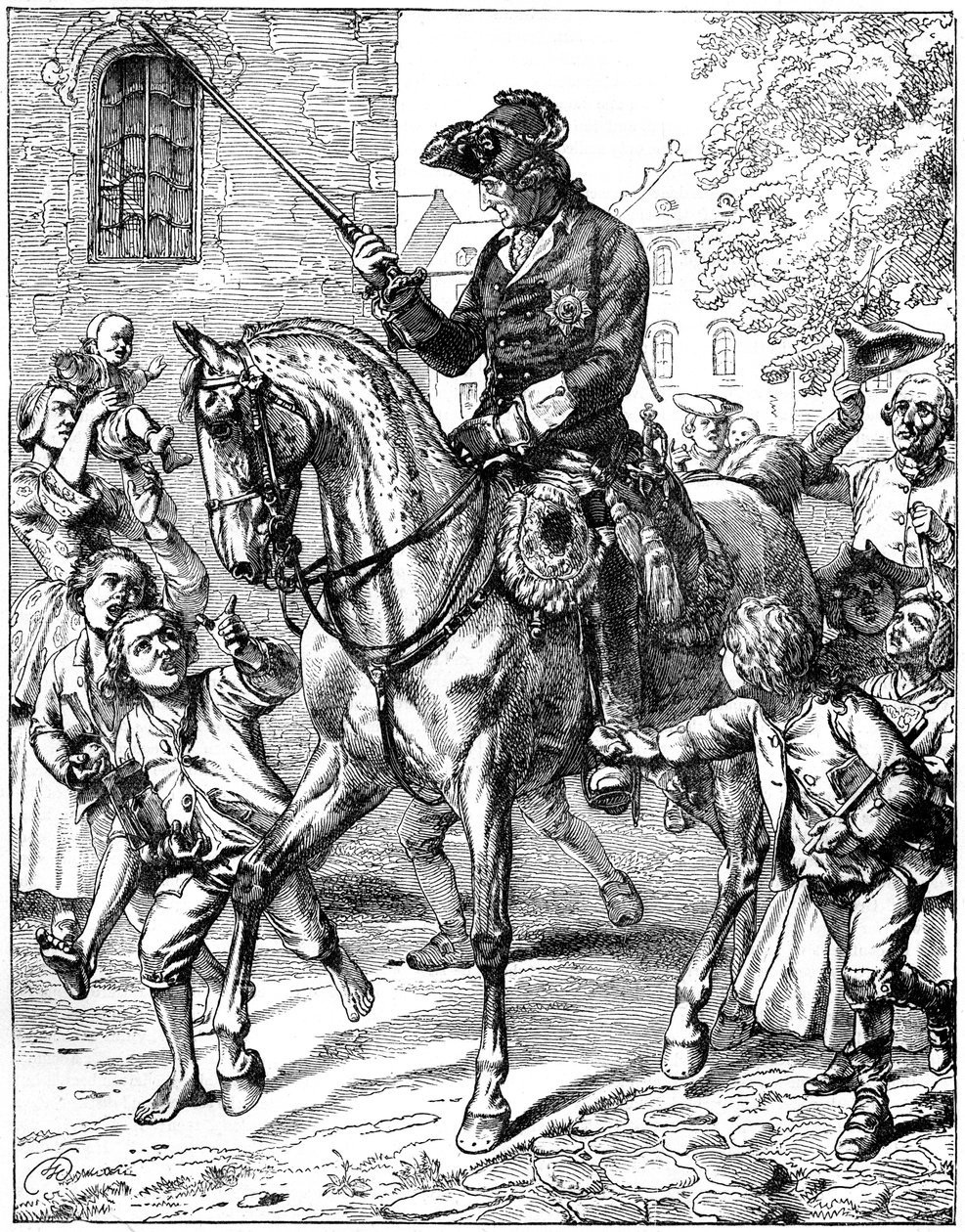 Kong Frederik II af Preussen 1712-1786, 1800-tallet af Unbekannt