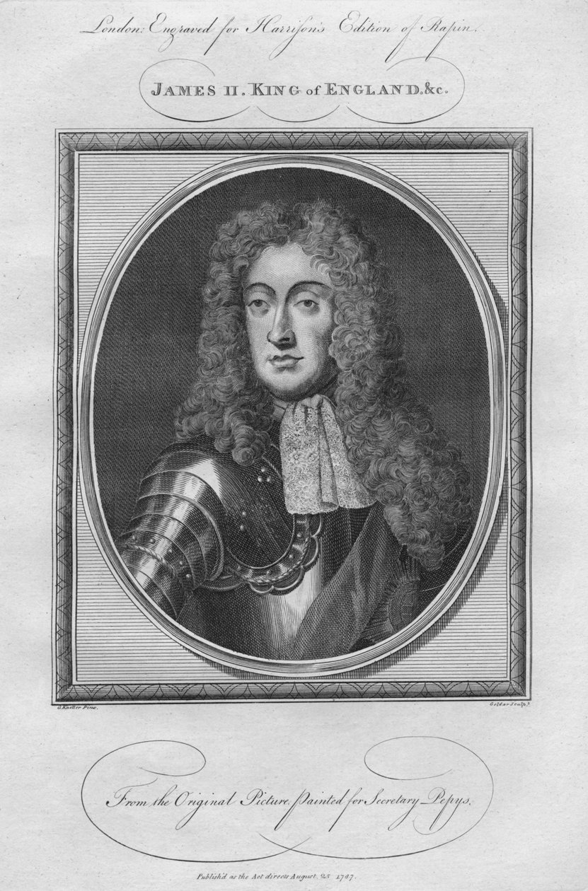 King James II, 1787. af Unbekannt