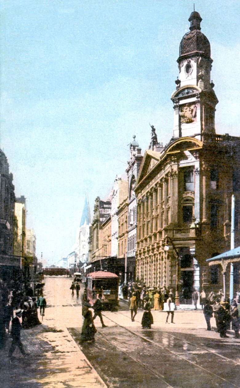 King Street, Sydney, Australien, omkring 1900-tallet af Unbekannt