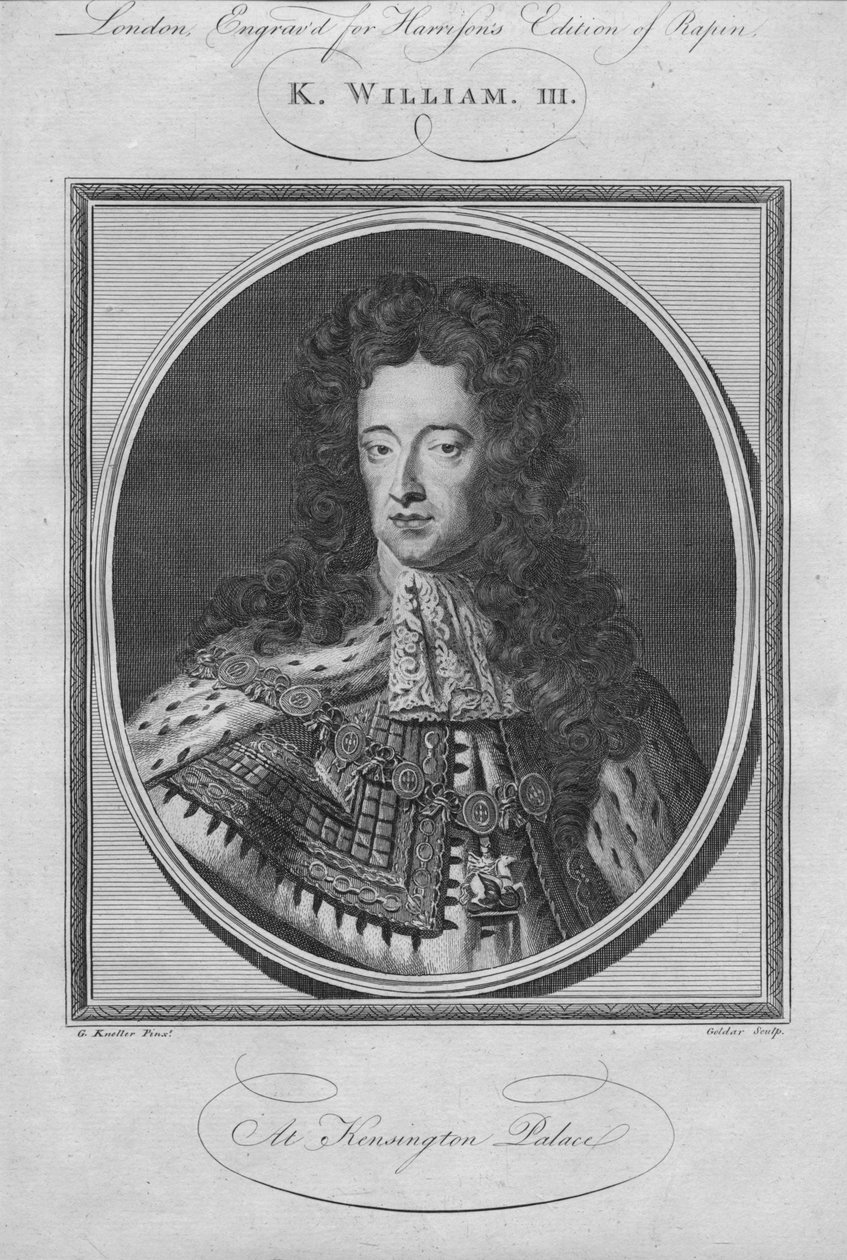 Kong Vilhelm III, 1784. af Unbekannt