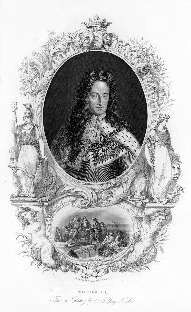 Kong Vilhelm III, c1850 af Unbekannt