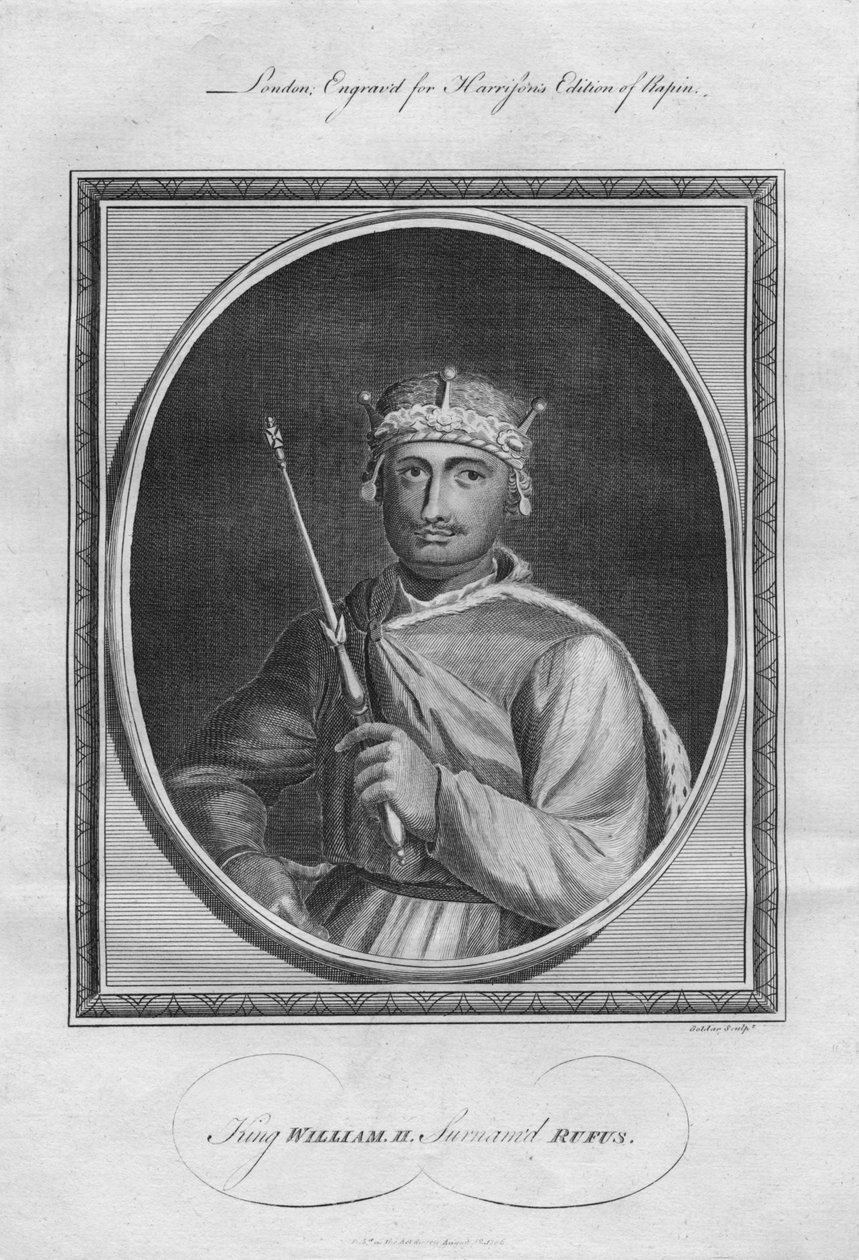Kong William II William Rufus, 1786. af Unbekannt