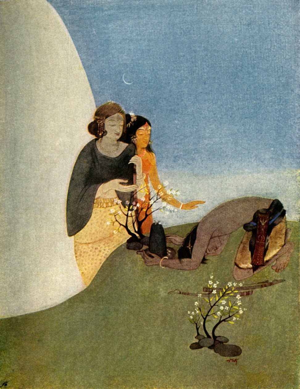 Kirat-Arjuna, 1920. af Unbekannt