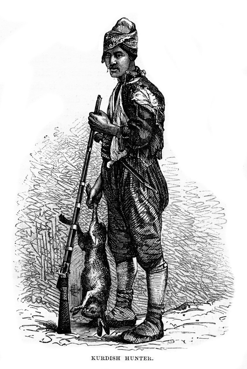 Kurdisk jæger, 1800-tallet af Unbekannt