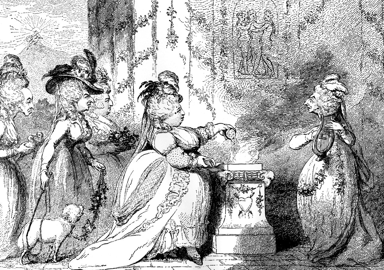 The Belle Assemblee, 1787 af Unbekannt