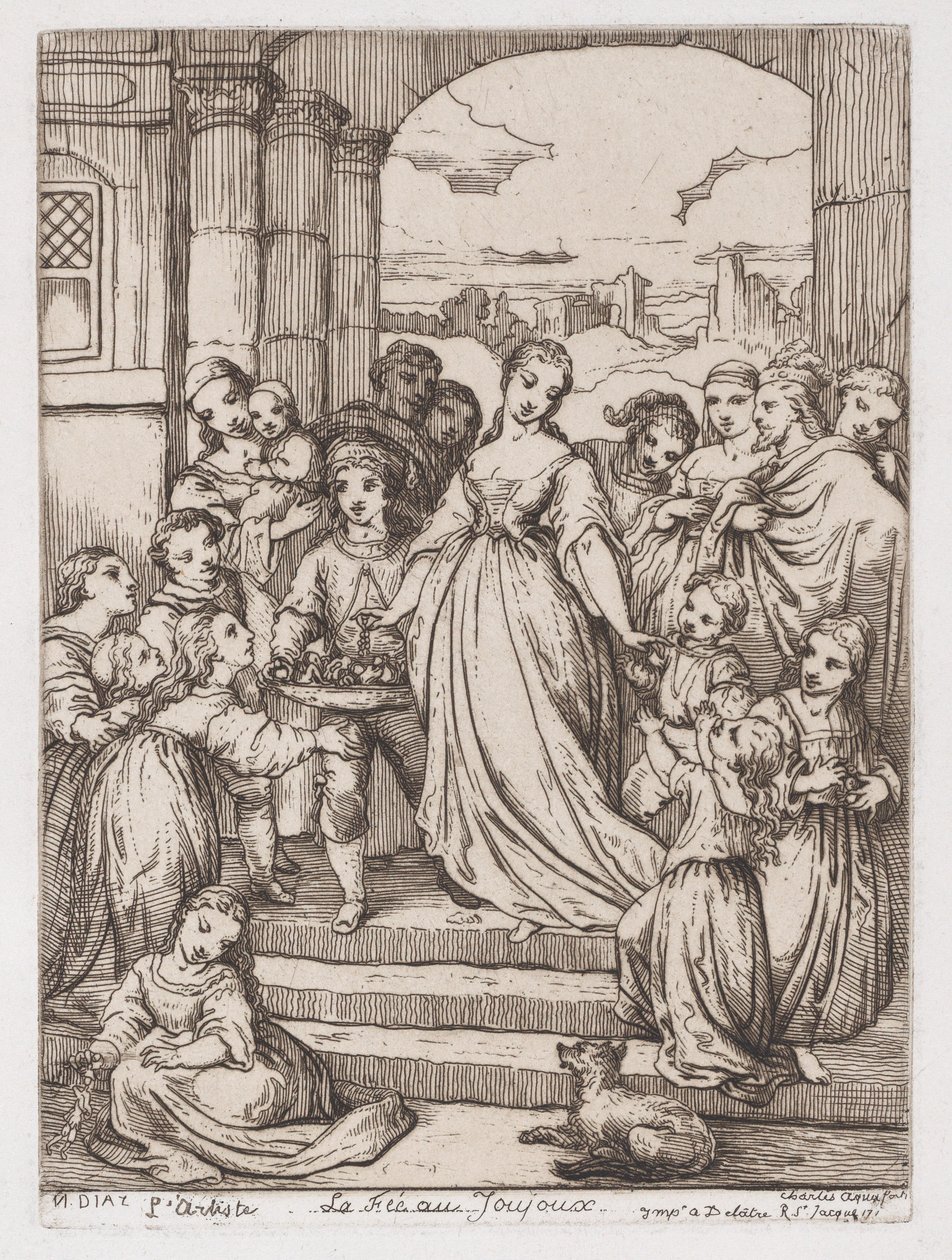 Feen ved legetøj, ca. 1830-76., ca. 1830-76. af Unbekannt