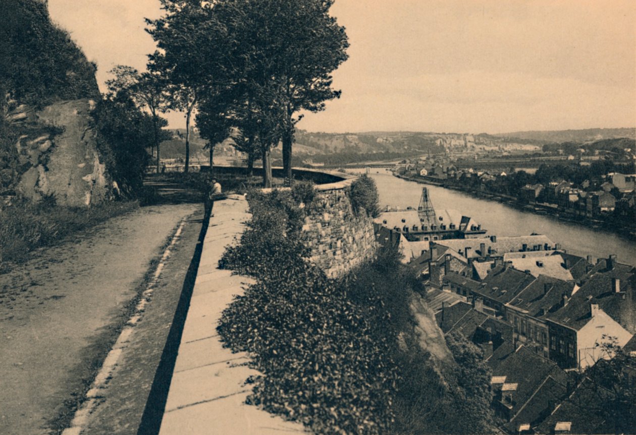 Maas set fra Citadellet, c1900 af Unbekannt