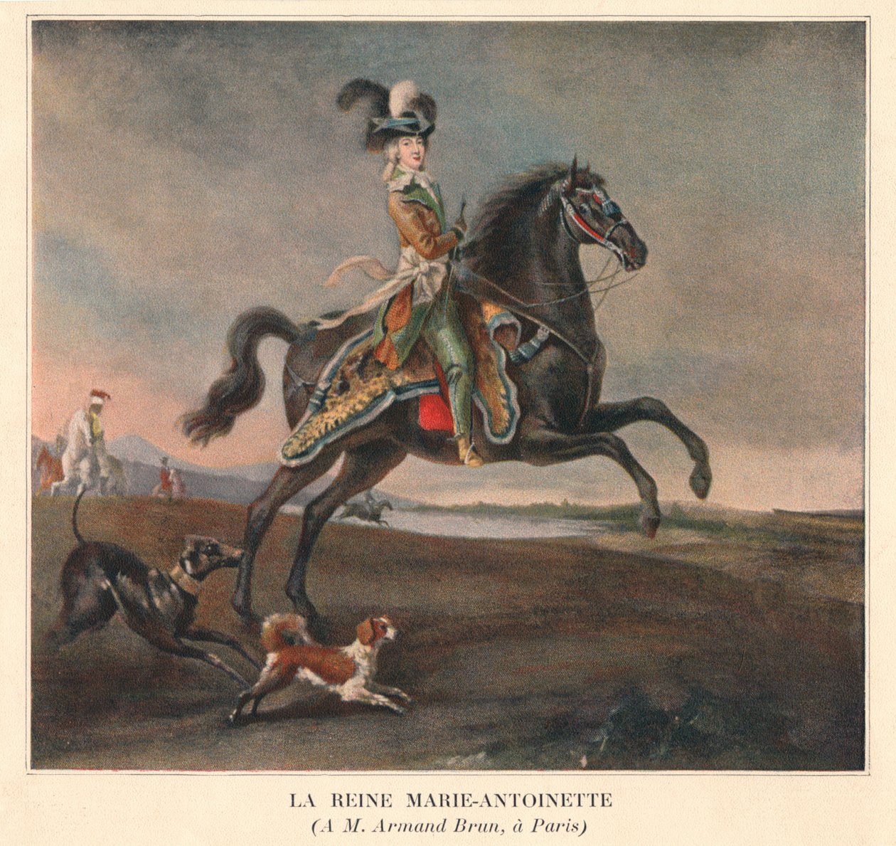 Dronning Marie Antoinette, 1783. af Unbekannt