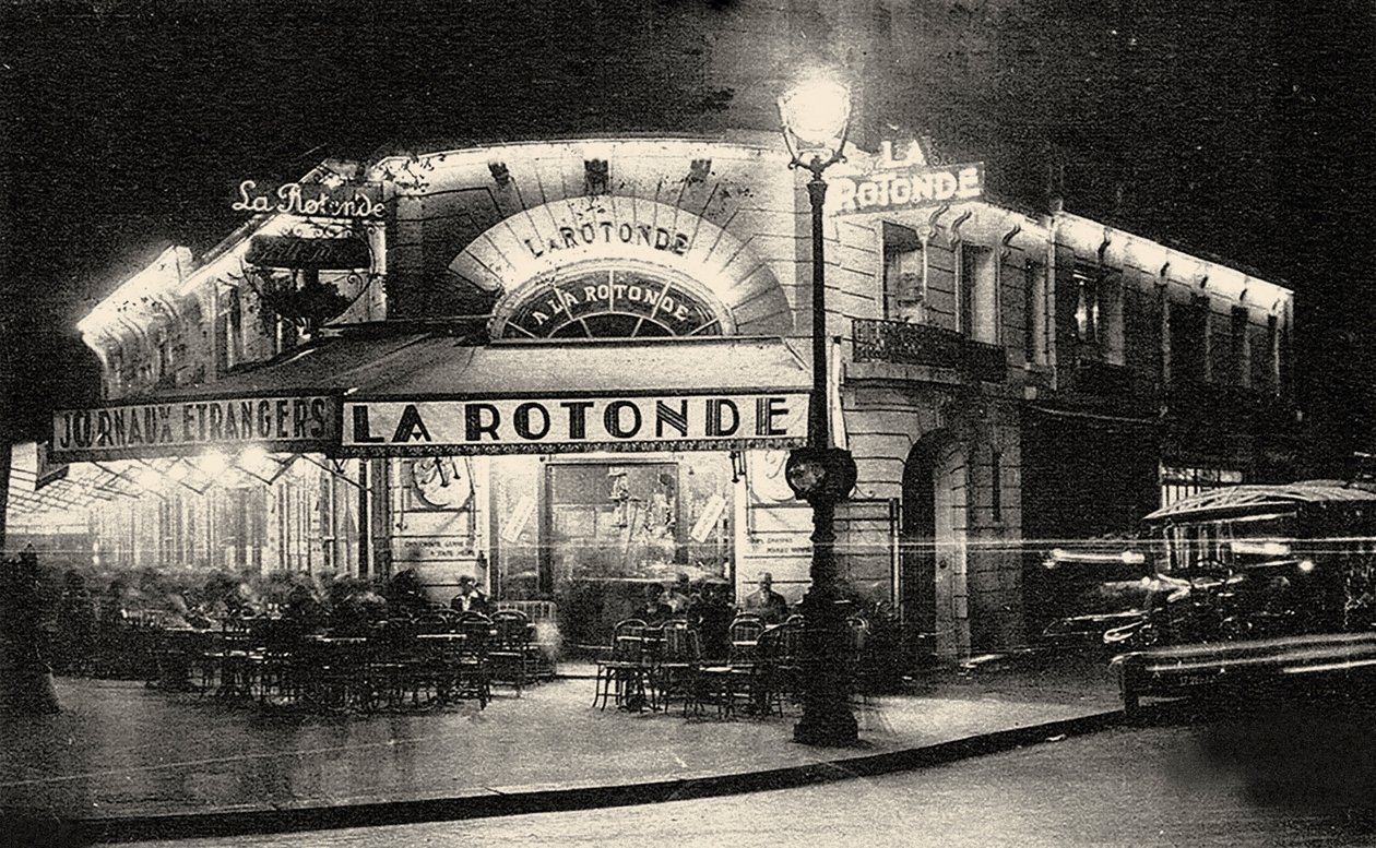 Rotunden, Boulevard du Montparnasse, ca. 1925. af Unbekannt