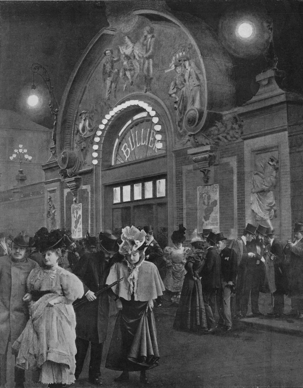 The Exit Of Bullier, 1900 af Unbekannt