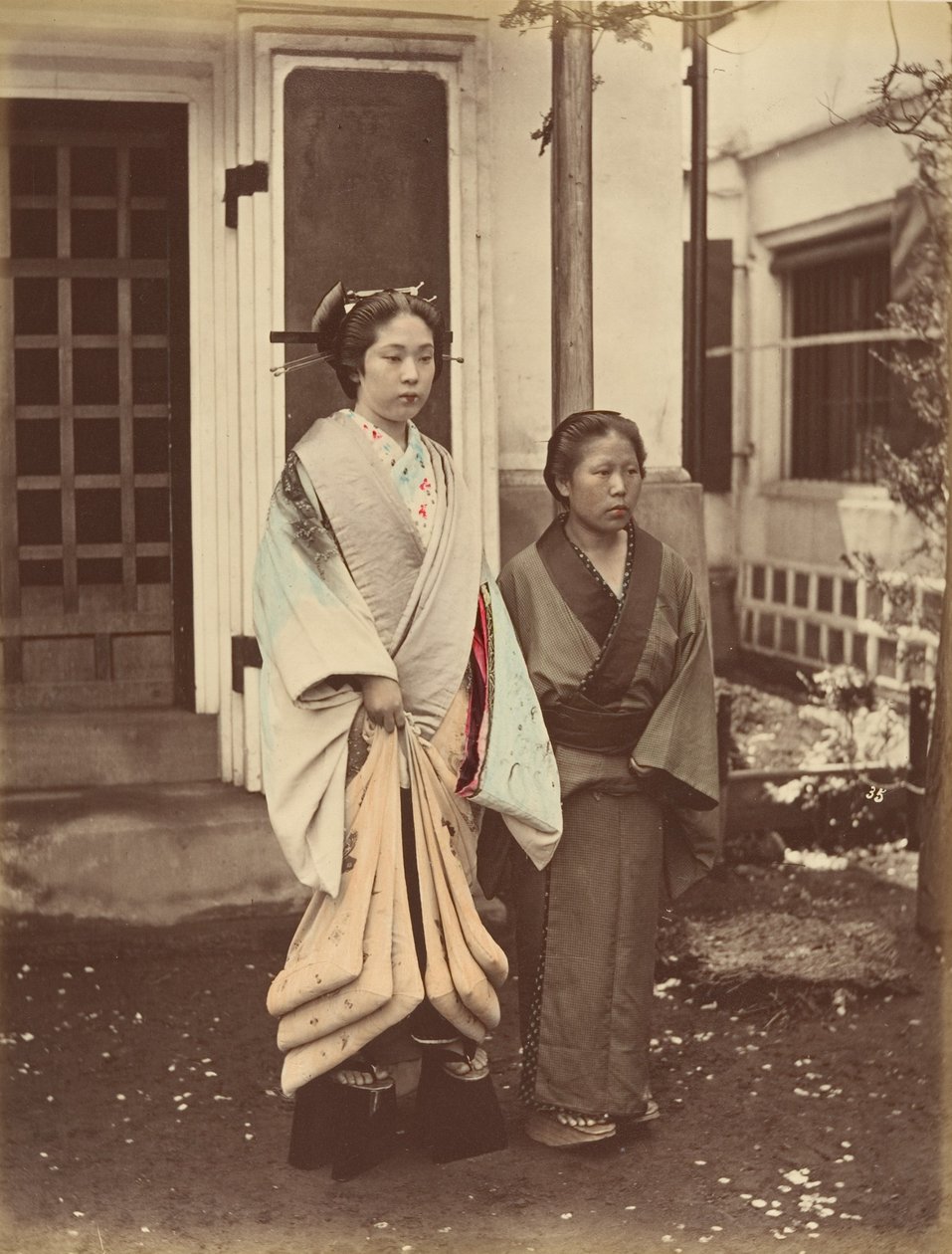 Frue og tjener, 1870