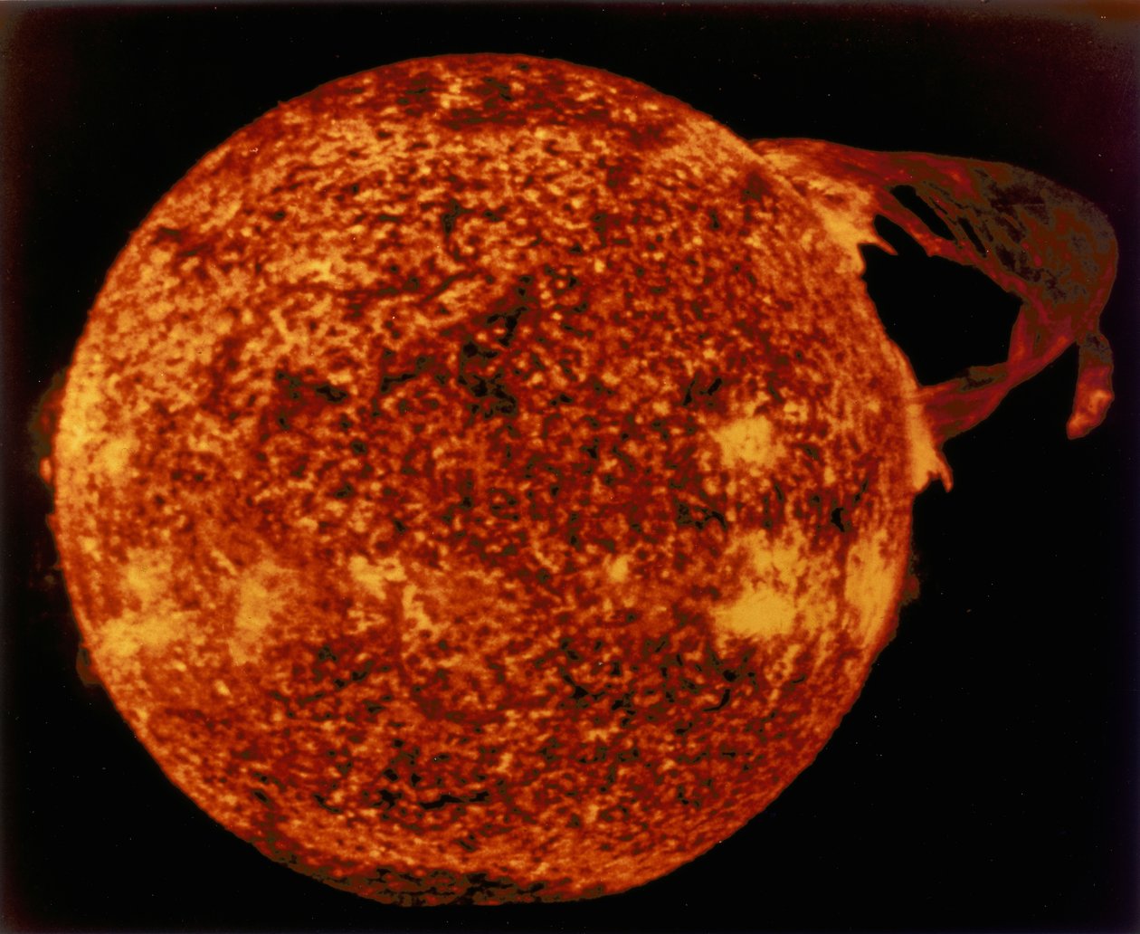 Stor solfremtræden i ekstremt ultraviolet lys, 1973 af Unbekannt