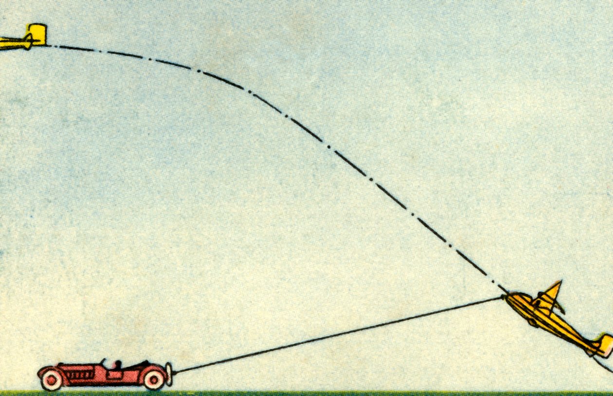 Lancering af et svævefly, 1932. af Unbekannt
