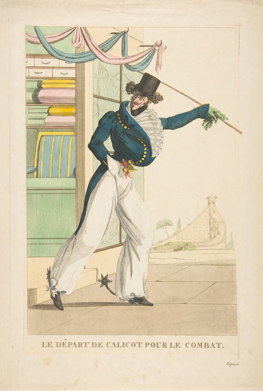 Calicos afgang til kamp, ​​1817-18. af Unbekannt