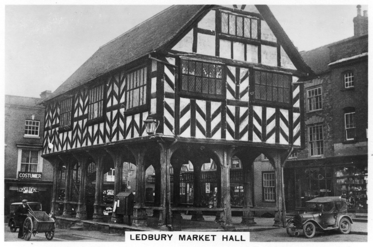 Ledbury Market Hall, Herefordshire, 1937 af Unbekannt