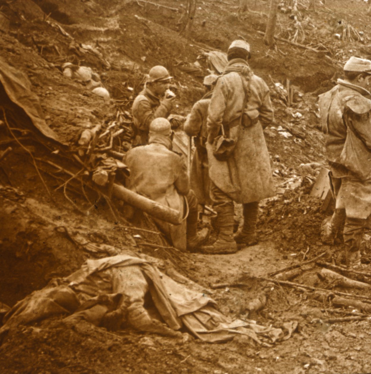 Les Eparges, Nordfrankrig, 1915 af Unbekannt