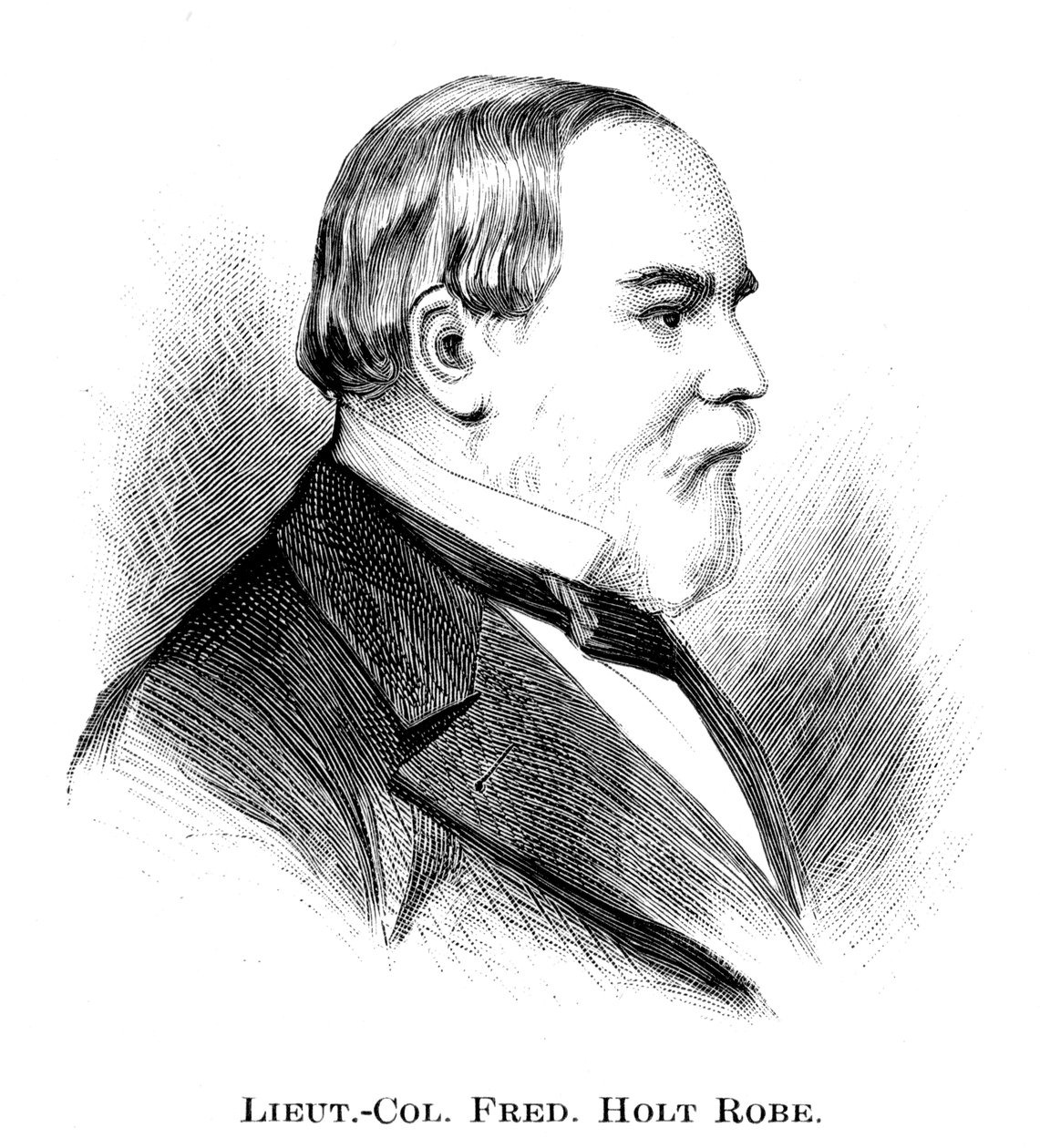 Oberstløjtnant Frederick Holt Robe, 1886 af Unbekannt