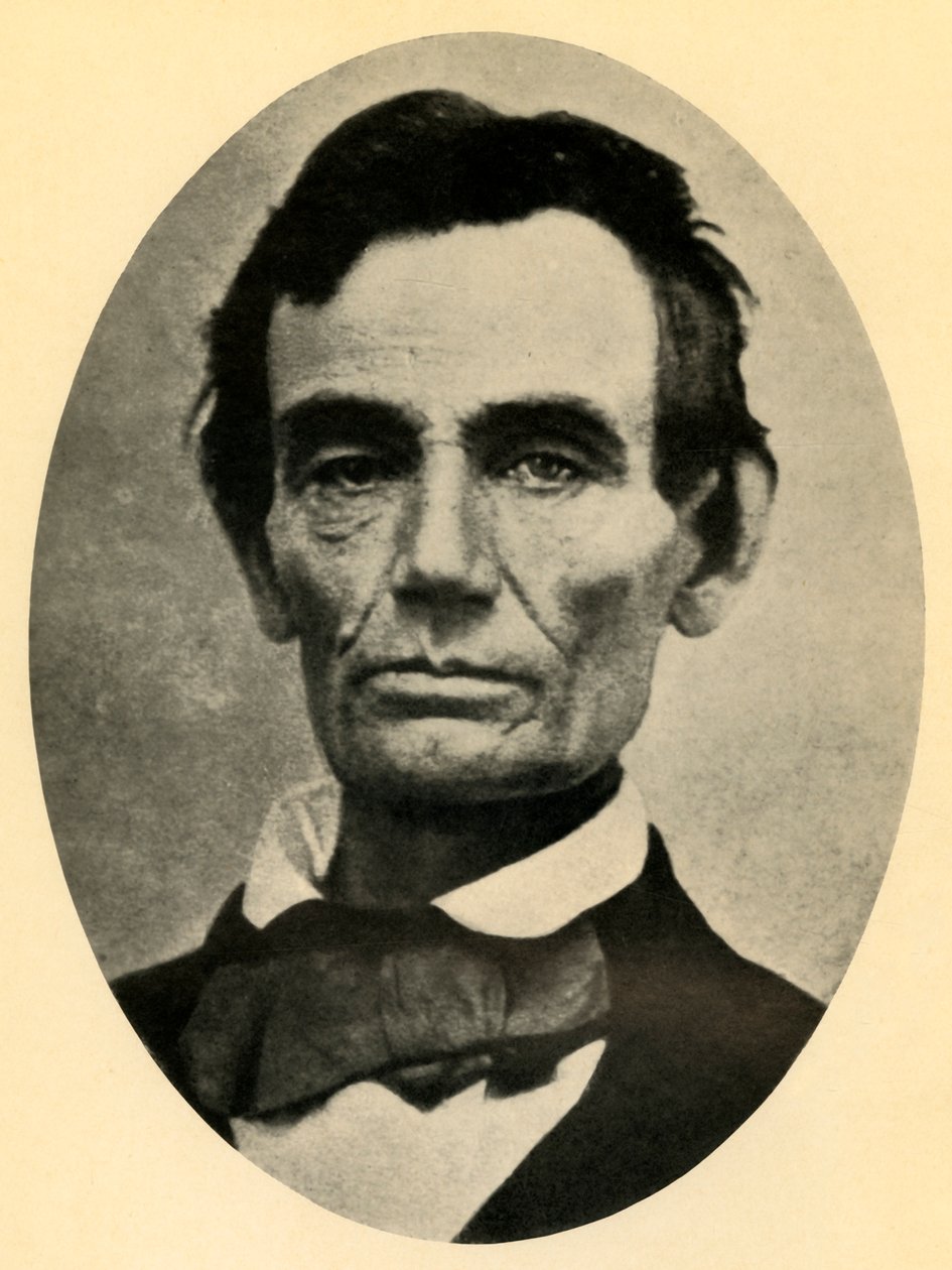 Lincoln, 1858, 1930. af Unbekannt