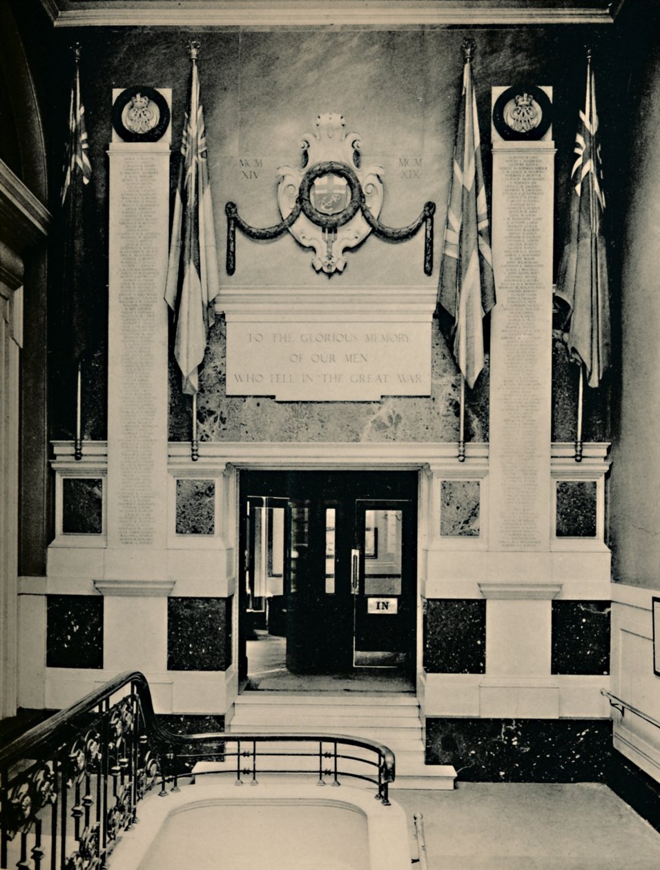 Lloyds War Memorial, 1928 af Unbekannt